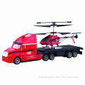 3.5Ch Mini RC Helicopter, Metal, Combo 4 Function Truck with Gyro